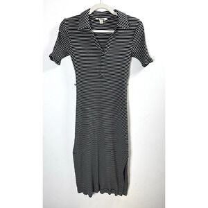 Boden Striped Shirt Dress Preppy Casual Nautical Academia Bodycon Skater Cute 2